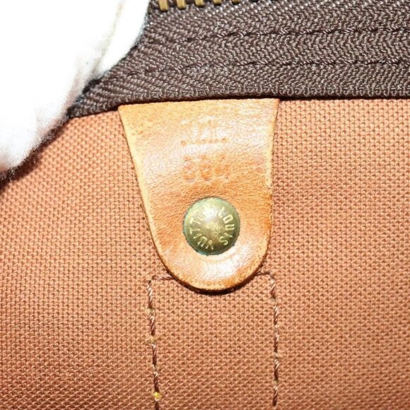 LOUIS VUITTON Monogram Keepall 55 Boston Bag M41424 LV Auth 139234 - Picture 10 of 16